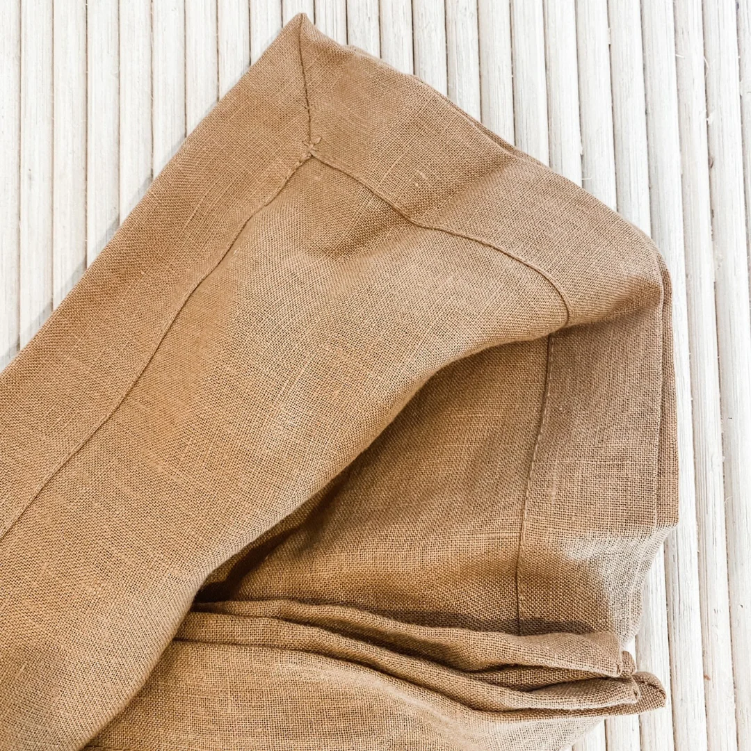 100% French Flax Linen Napkin- Set of 4 Ginger - Image 5
