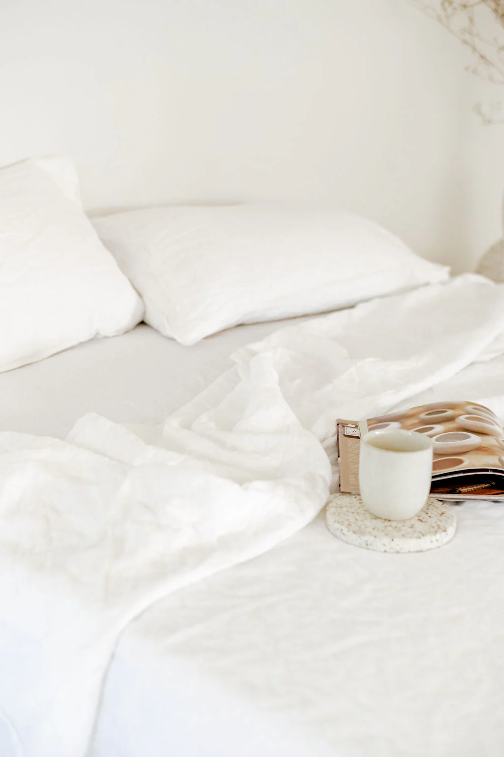 100% French Flax Linen Sheet set- White - Image 6