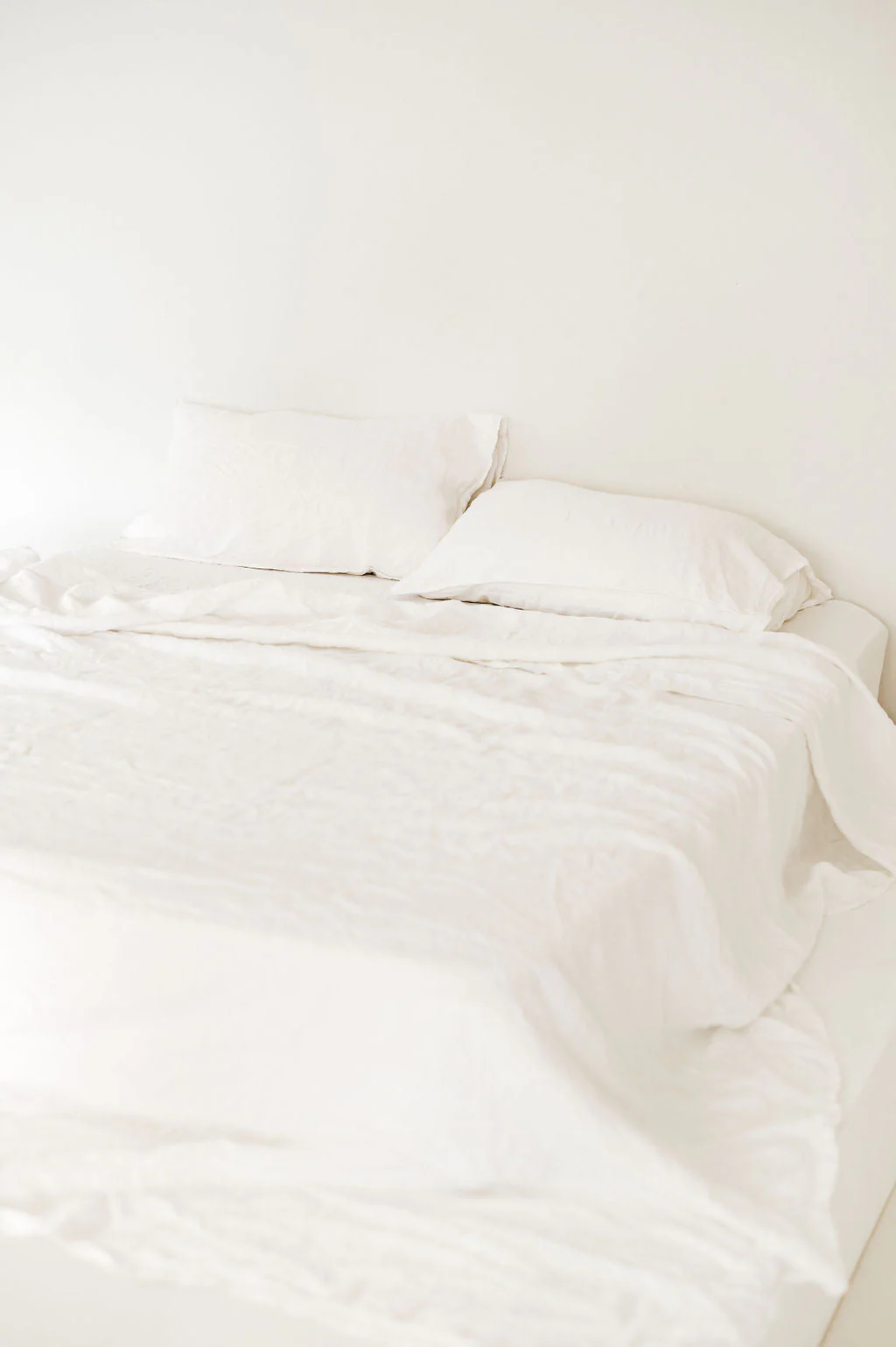 100% French Flax Linen Sheet set- White - Image 7
