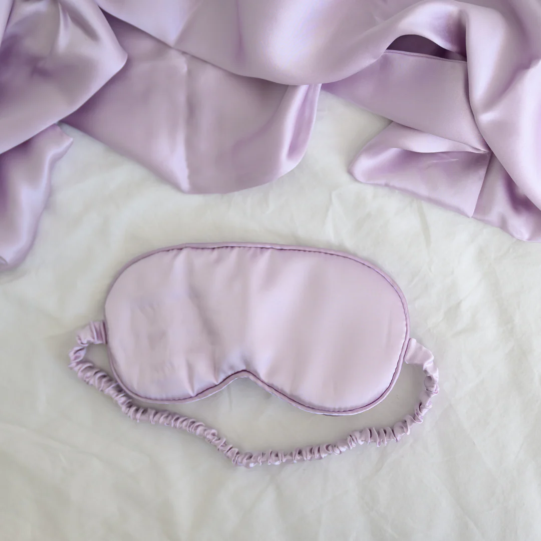 100% Pure Silk Gift Set- Light Lilac - Image 3