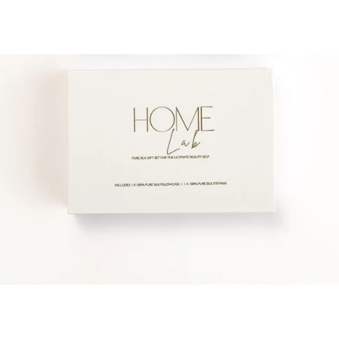 100% Pure Silk Gift Set- Milk with Black Piping - Image 3