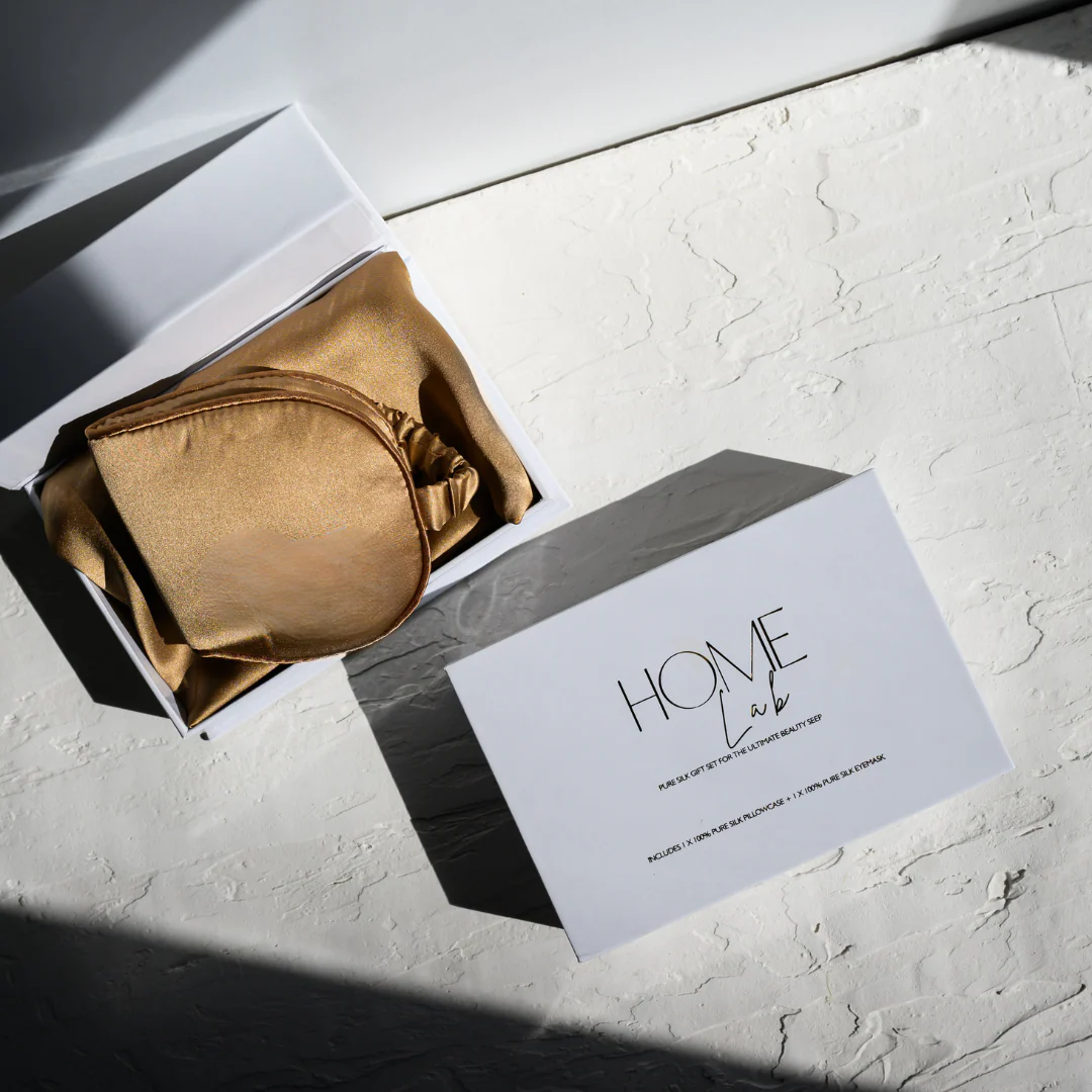 100% Pure Silk Gift Set- Mocha - Image 2
