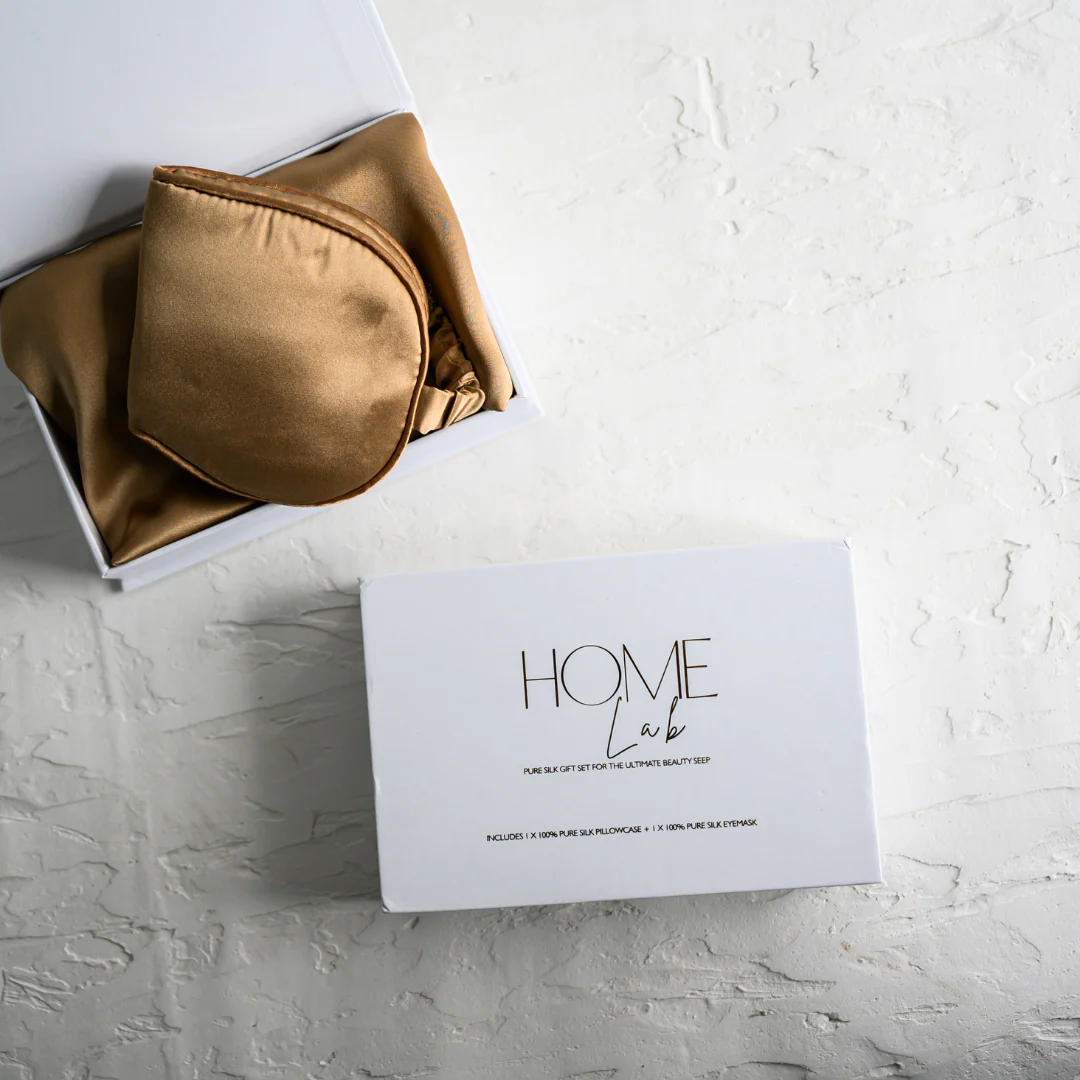 100% Pure Silk Gift Set- Mocha - Image 4