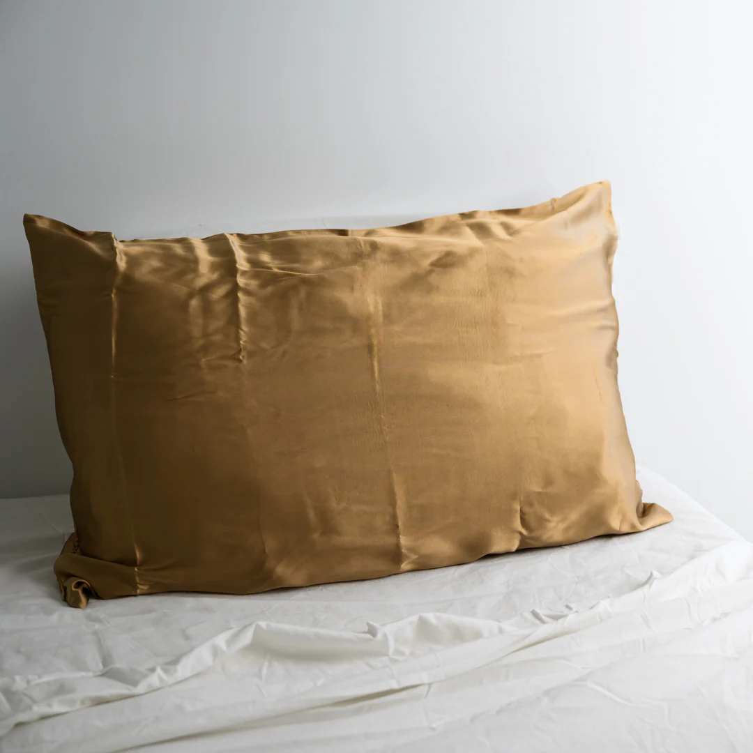100% Pure Silk Pillowcase - Mocha - Image 2
