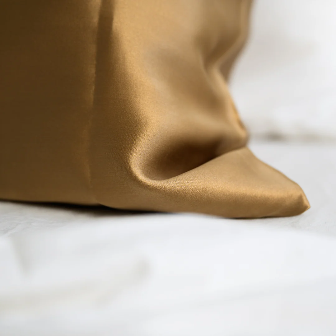 100% Pure Silk Pillowcase - Mocha - Image 3
