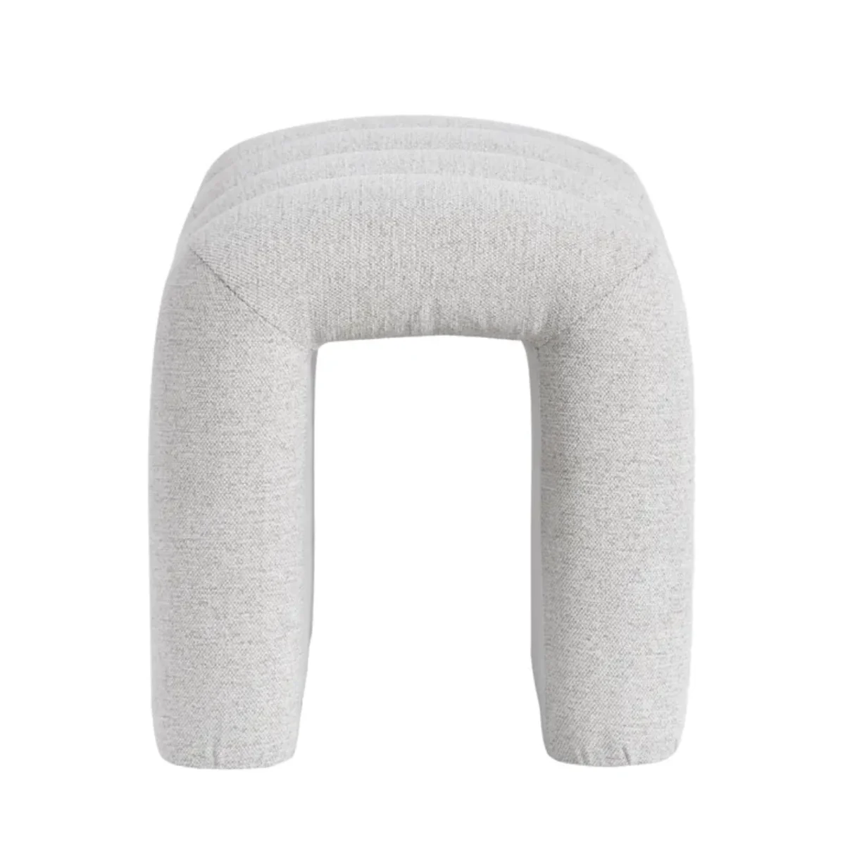 Arch Footstool, Oat - Image 3