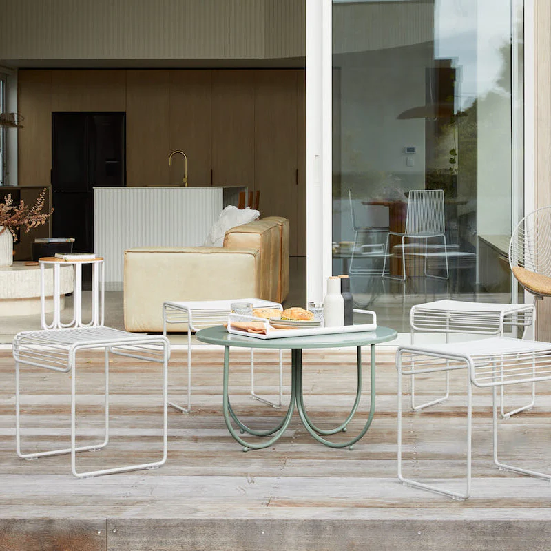 Beaumont Stool-White