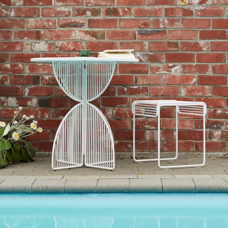 Beaumont Stool-White - Image 2