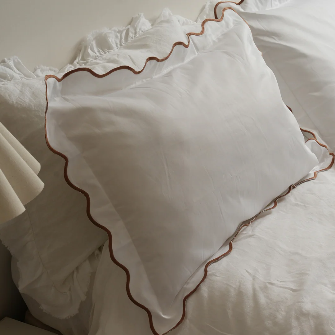 Celine Pillowcase Pair- Ginger - Image 2