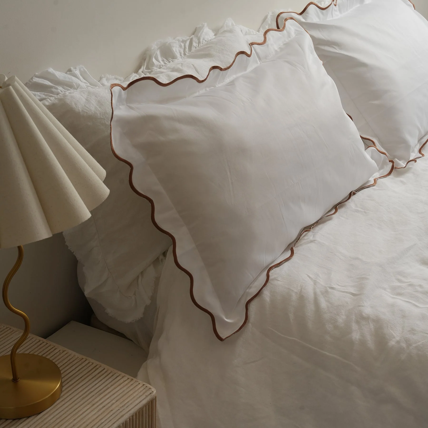Celine Pillowcase Pair- Ginger - Image 3
