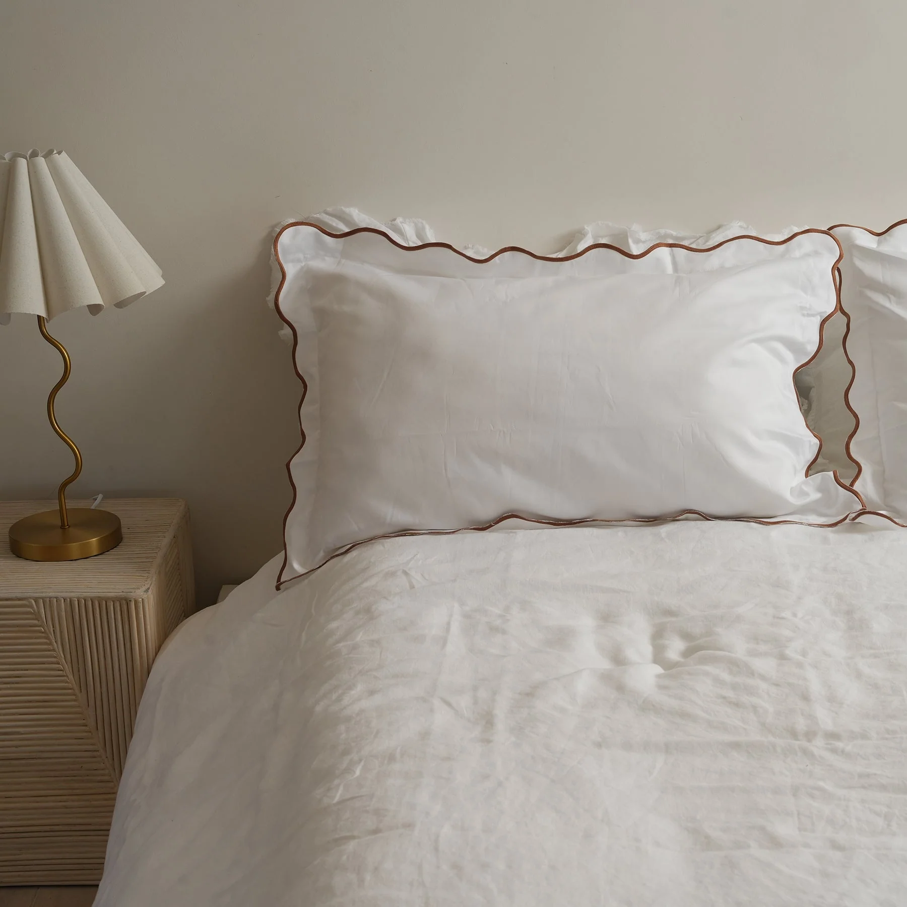Celine Pillowcase Pair- Ginger - Image 4