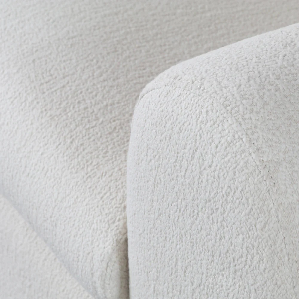 Channelled Boucle Sofa - Image 4
