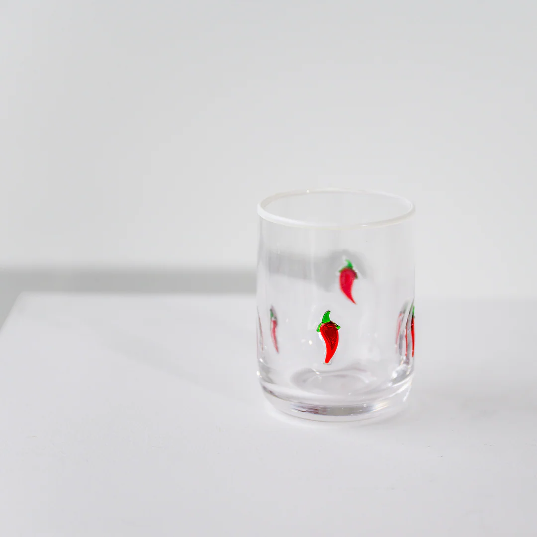 Chili Icon Glass- Set of 4 - Image 4