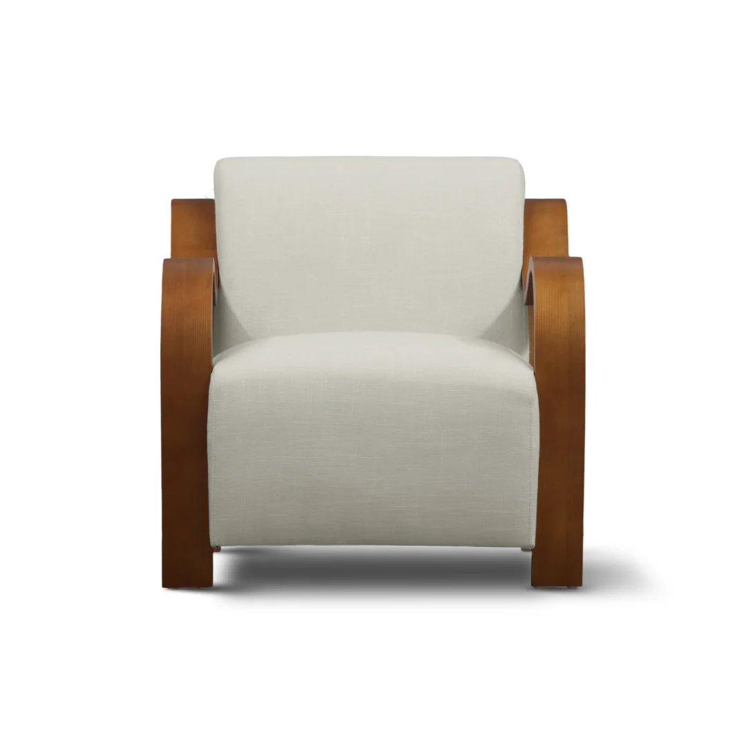 Clara Accent Chair Linen - Image 4