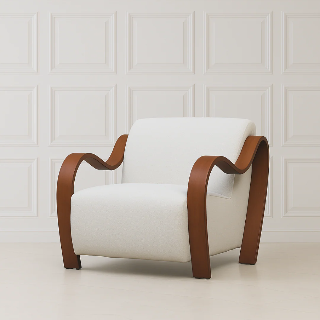 Clara Boucle Accent Chair