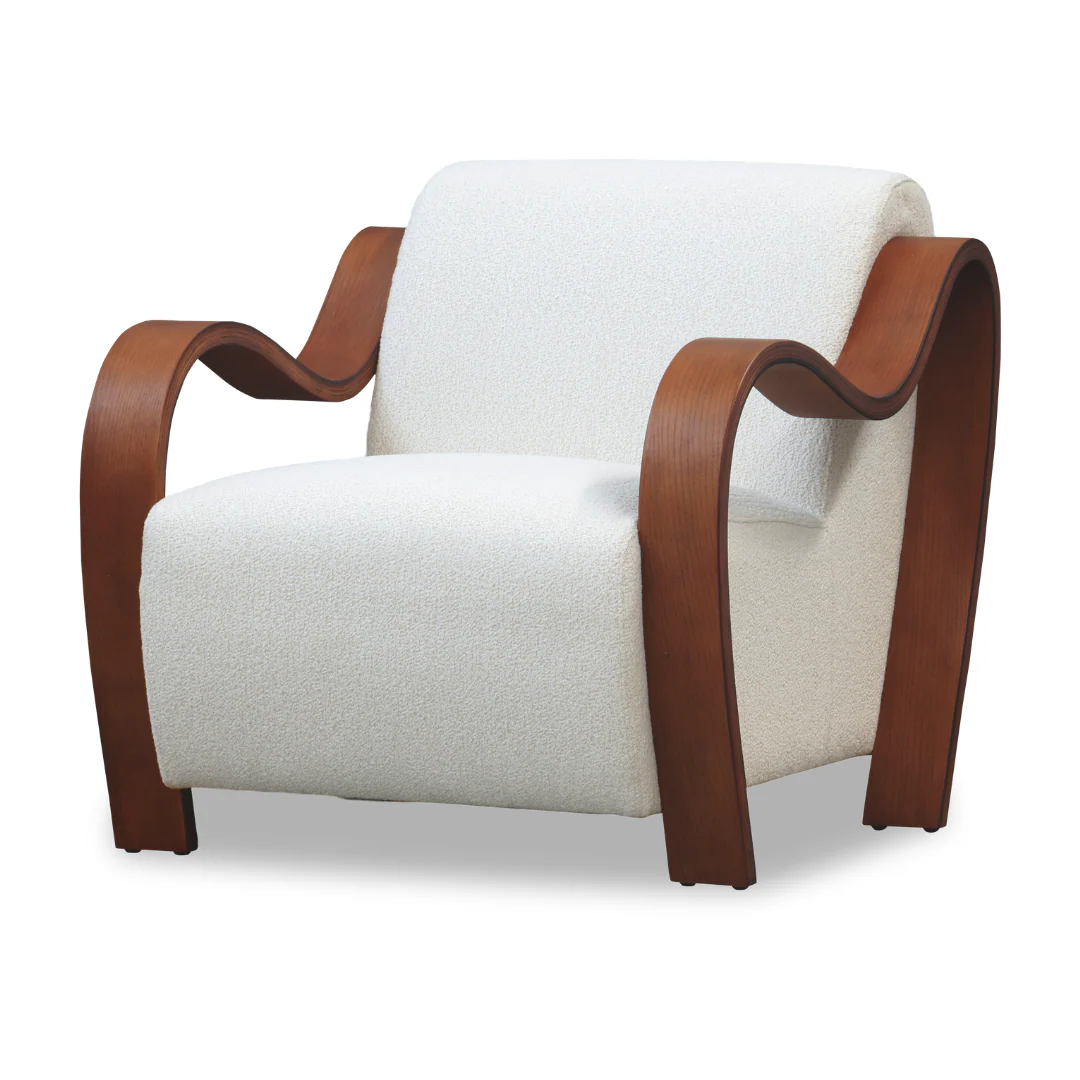 Clara Boucle Accent Chair - Image 3