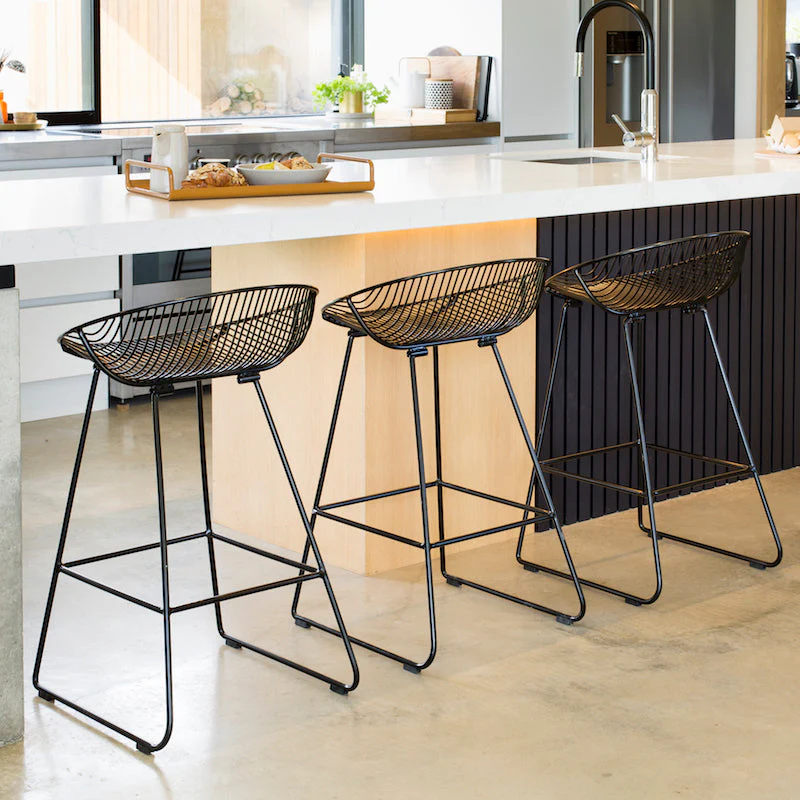 Rangitoto Stool- Black