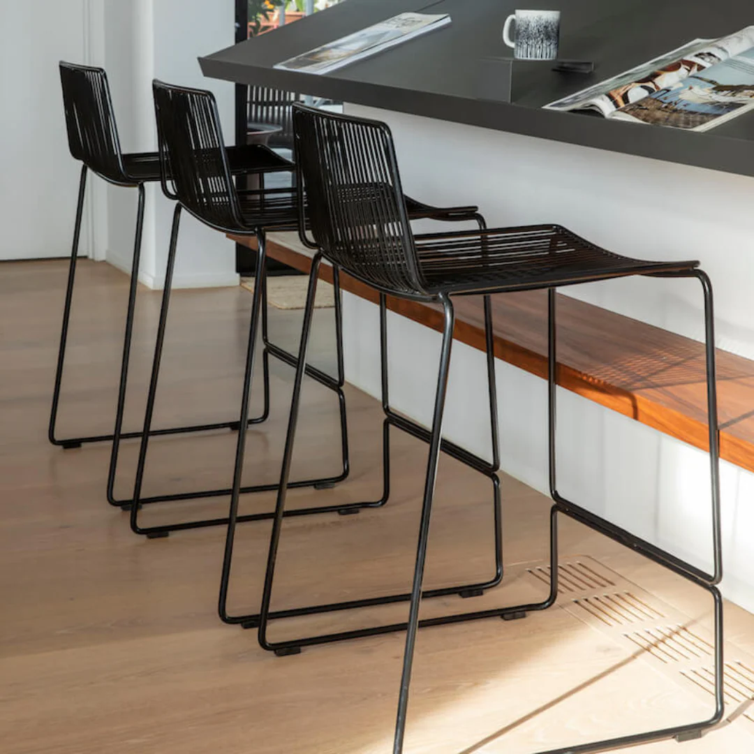 Dunedin Barstool- Black - Image 4