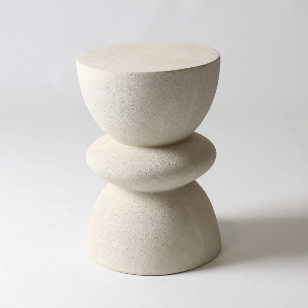Fibreglass Hourglass Stool