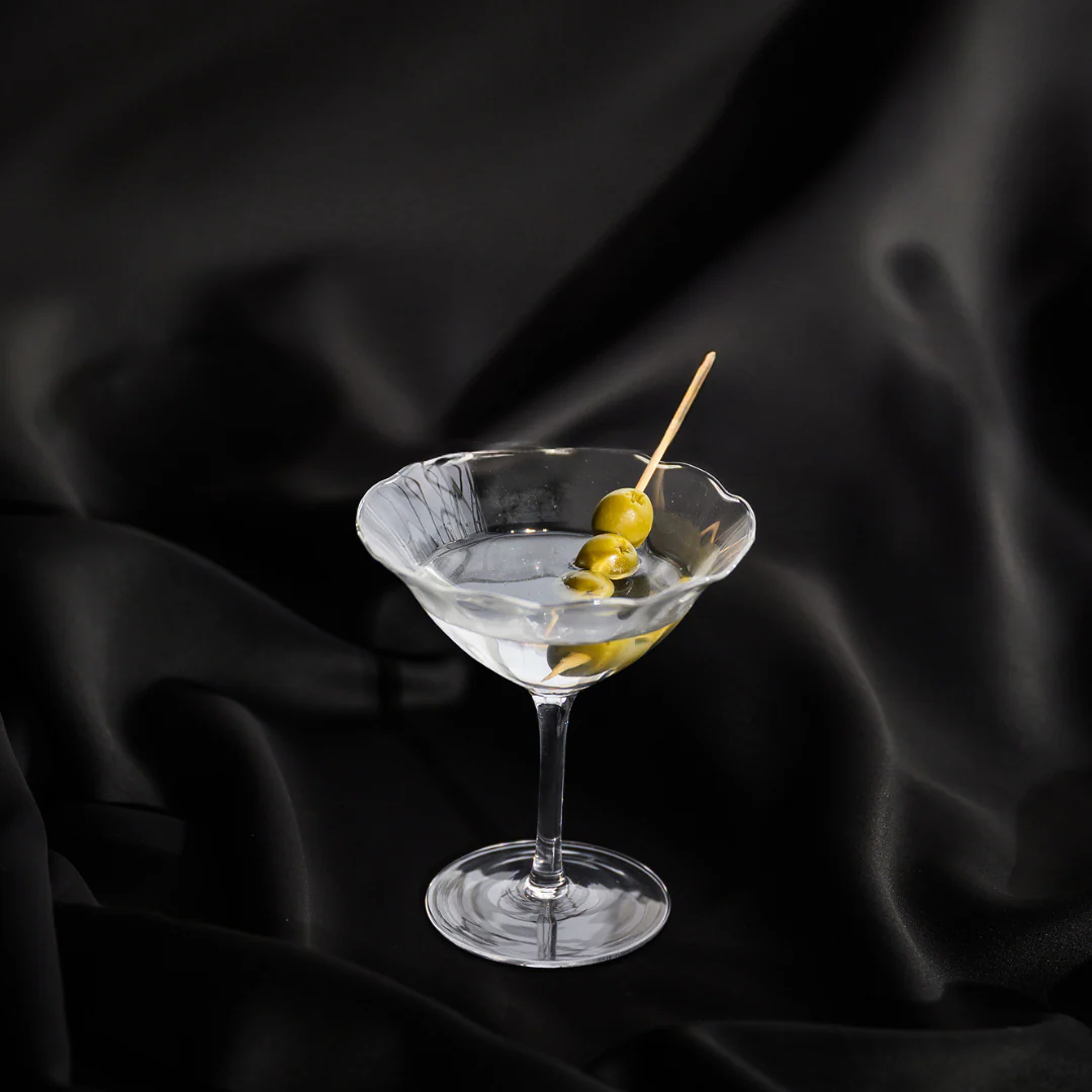 Fleur Cocktail Coupe- Set of 4- Clear - Image 4