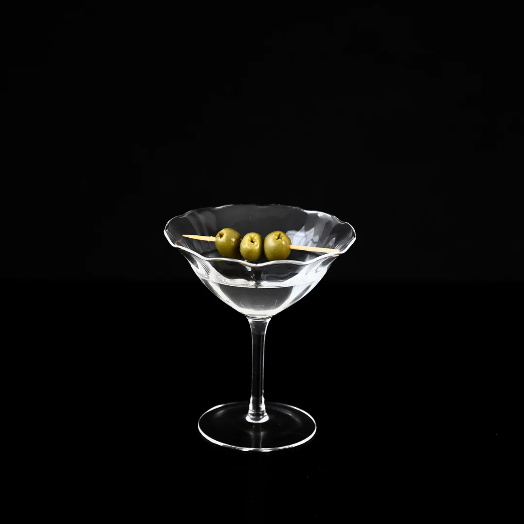 Fleur Cocktail Coupe- Set of 4- Clear - Image 5
