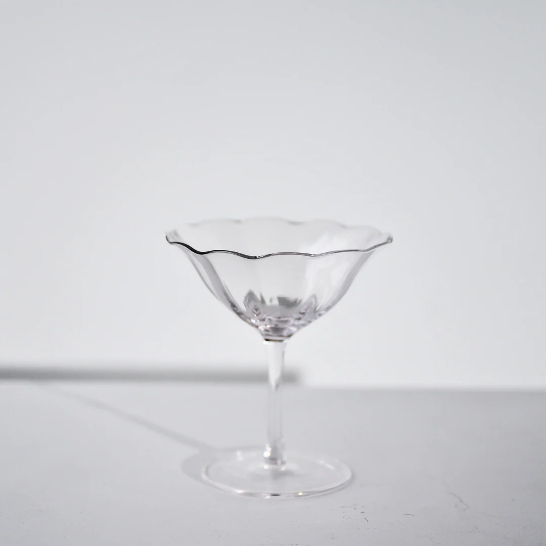Fleur Cocktail Coupe- Set of 4- Clear - Image 6