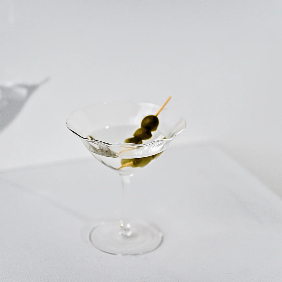 Fleur Cocktail Coupe- Set of 4- Clear - Image 7