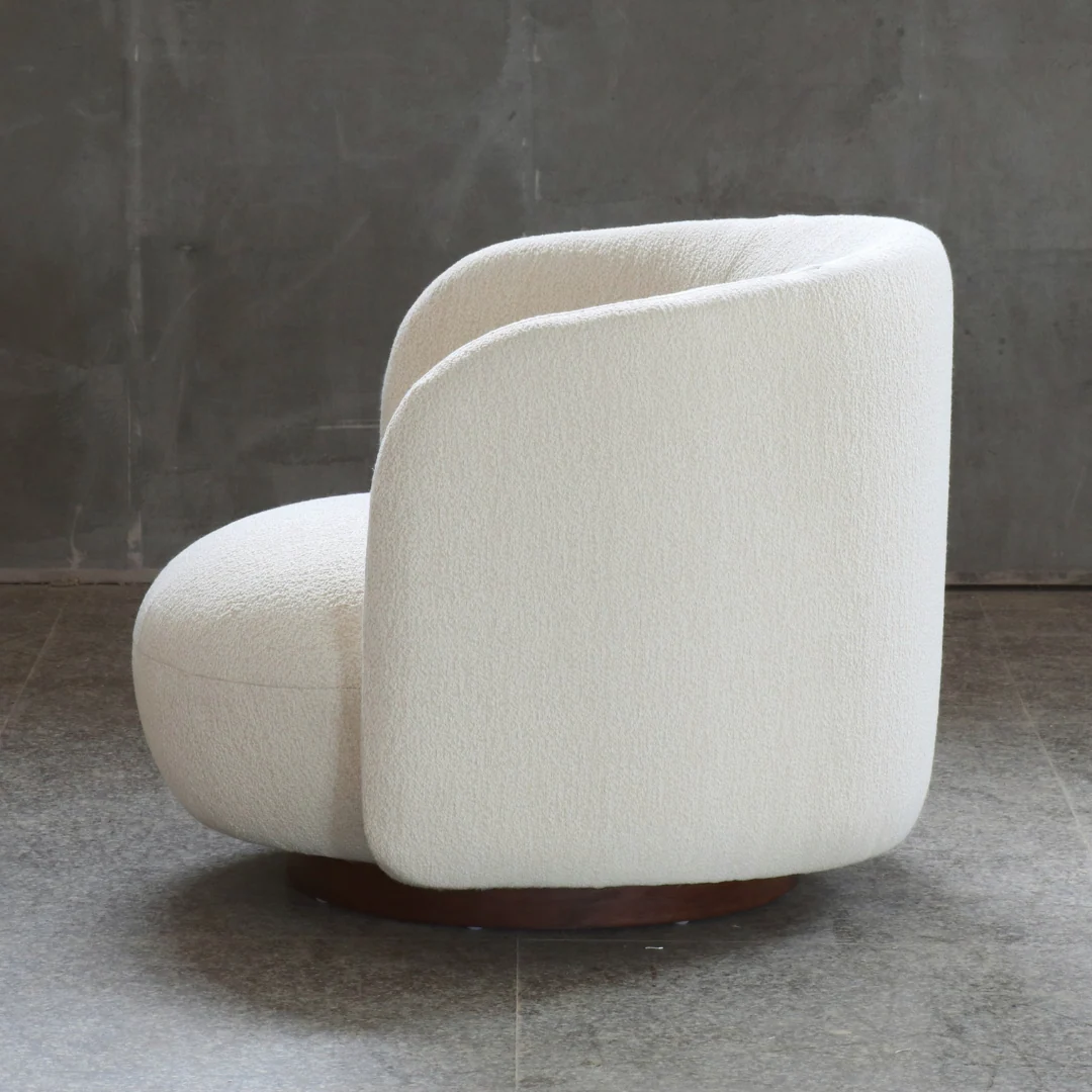 Form Boucle Swivel Chair - Image 3