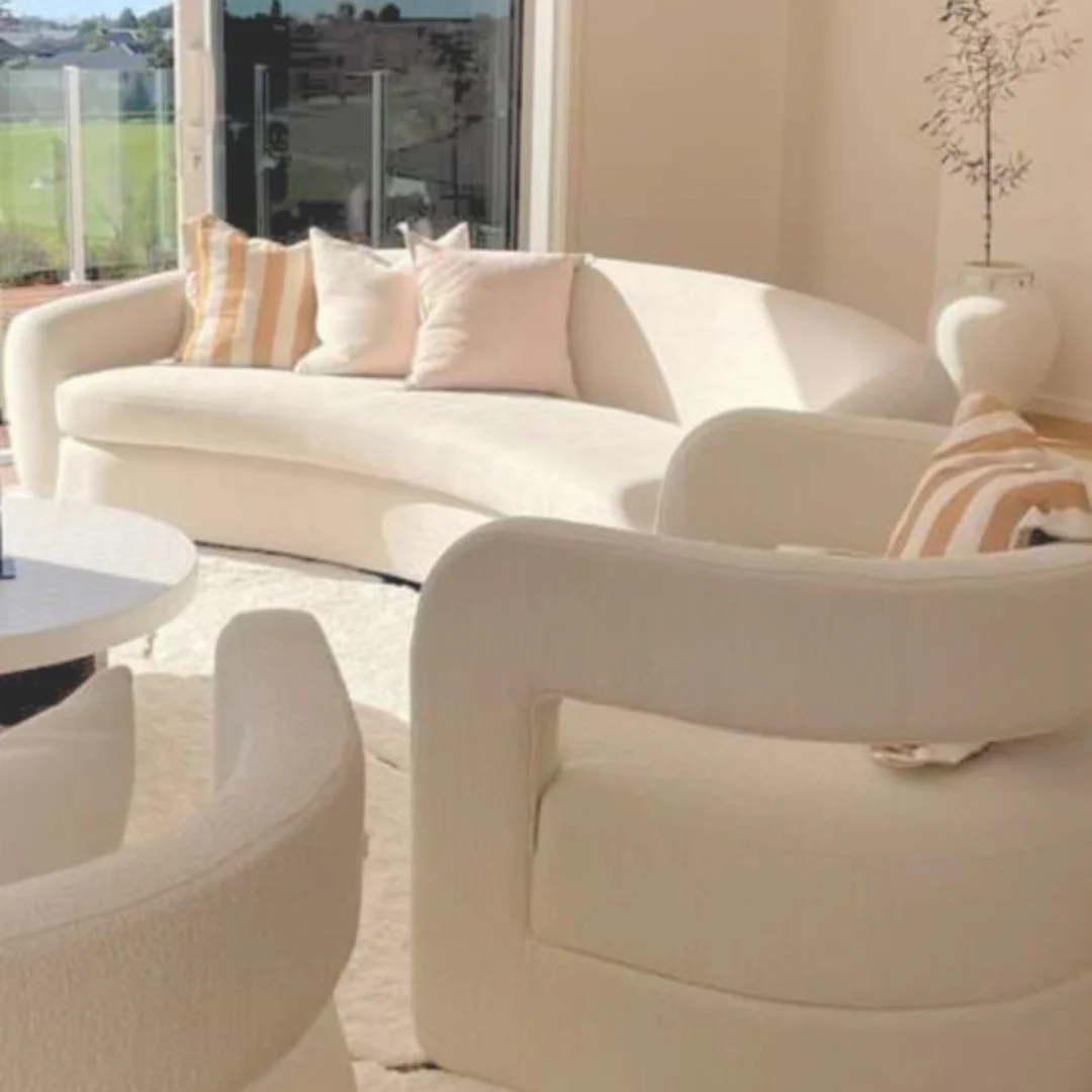 Gwen Boucle Sofa - Image 4