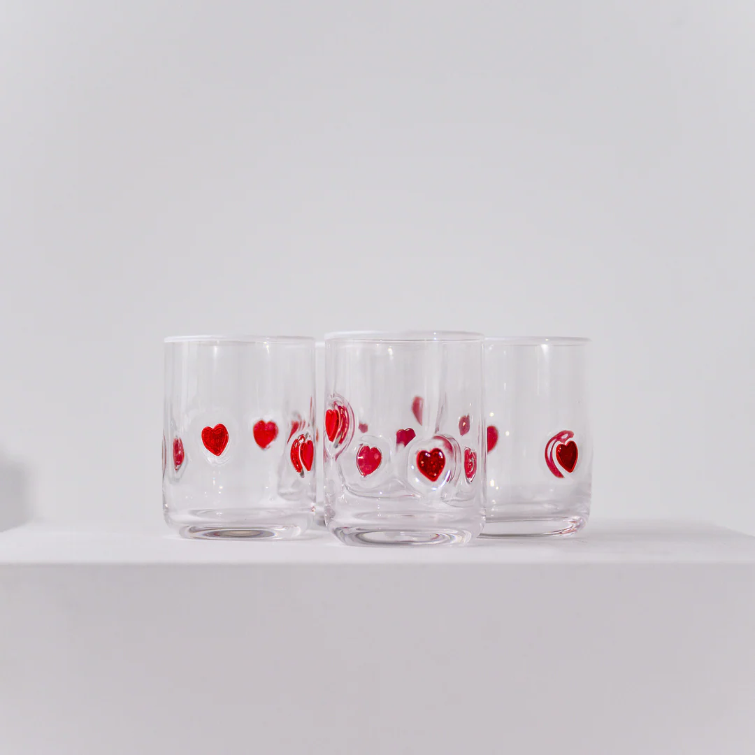 Heart Icon Glass- Set of 4 - Image 5