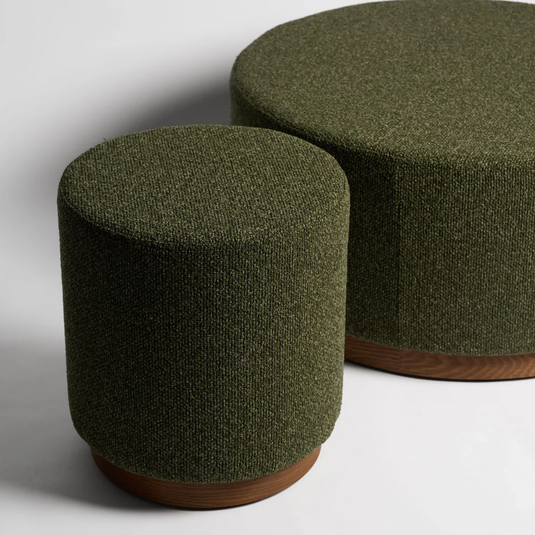Hickory Small Ottoman - Image 5