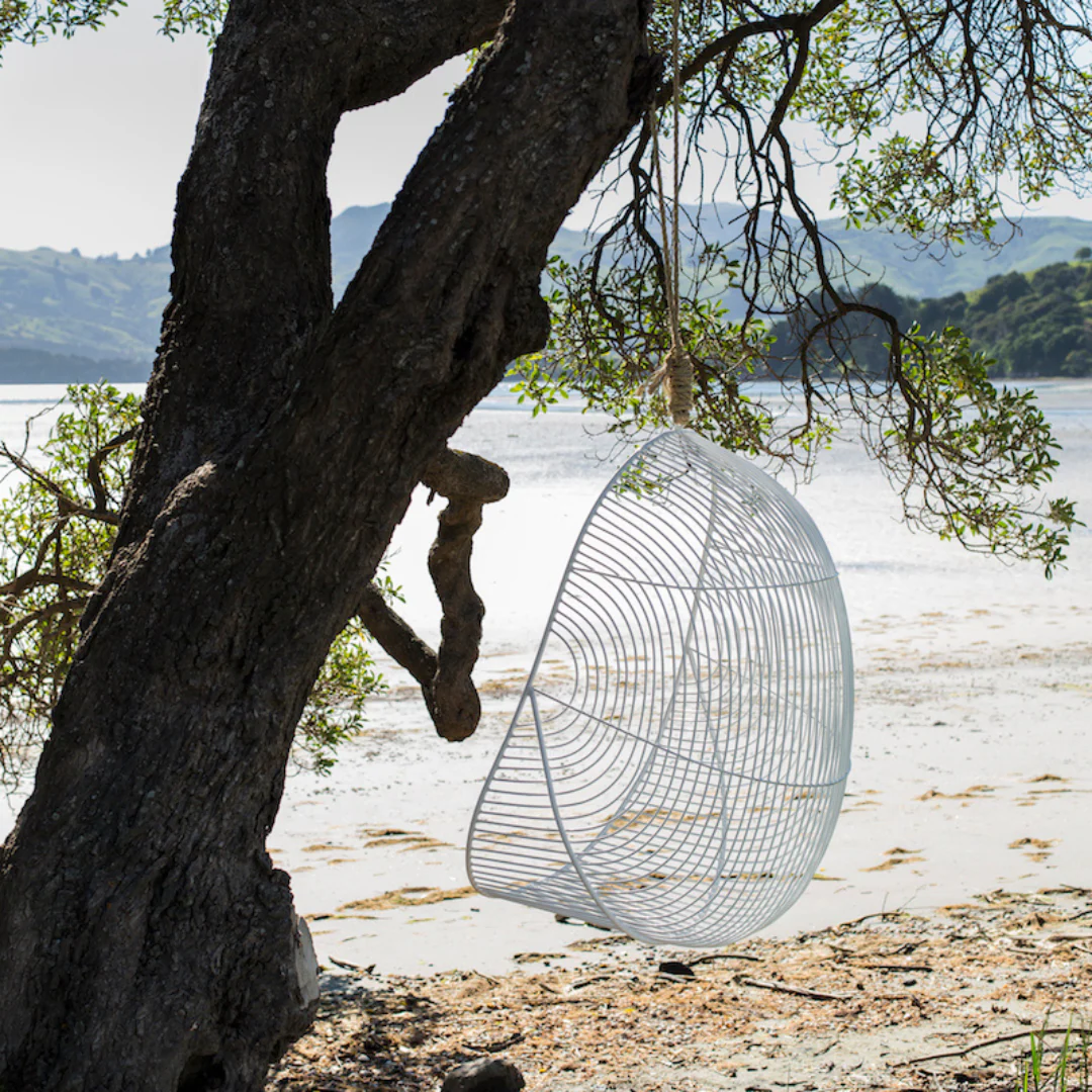 Hokianga Hanging Chair- White - Image 2