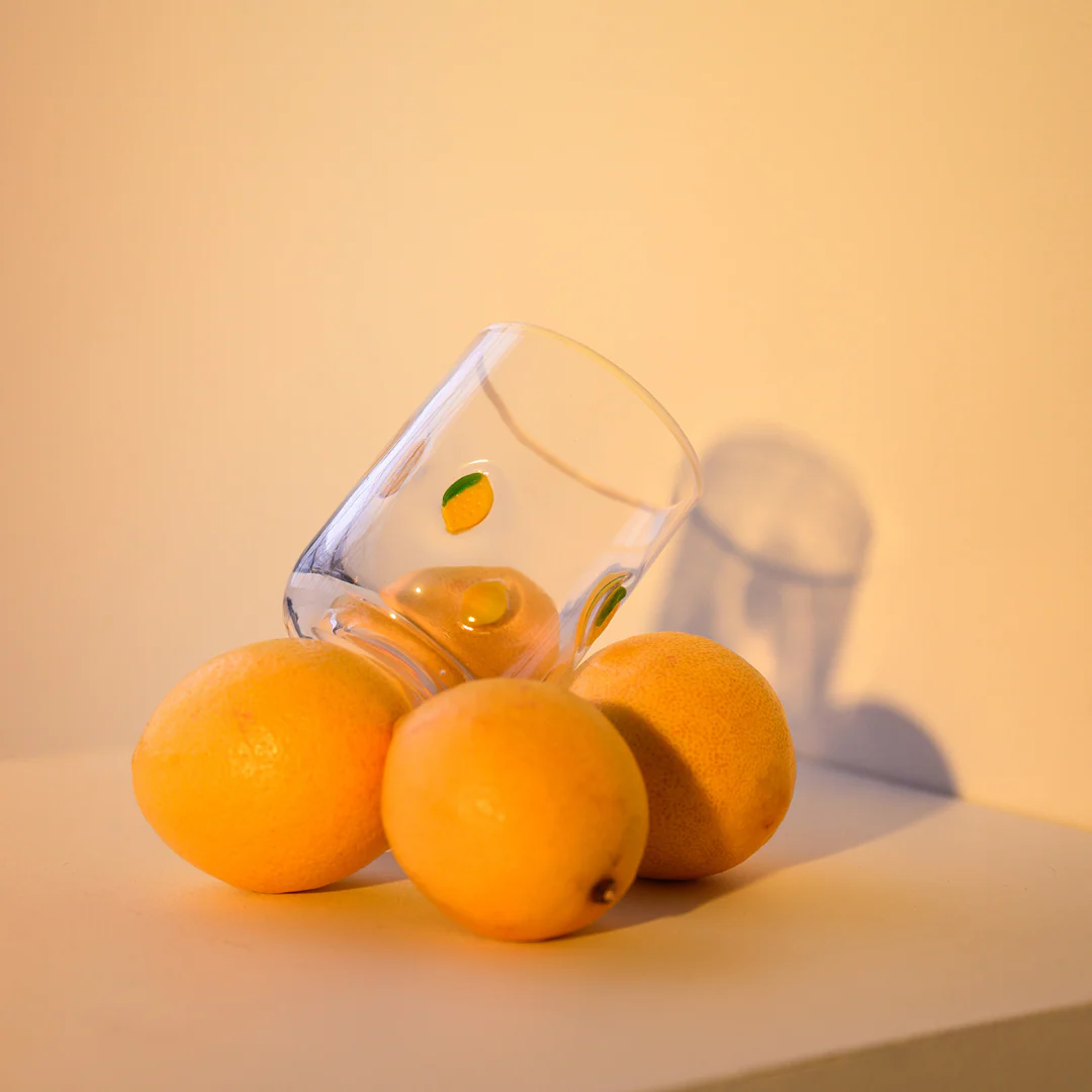 Lemon Icon Glass- Set of 4 - Image 3
