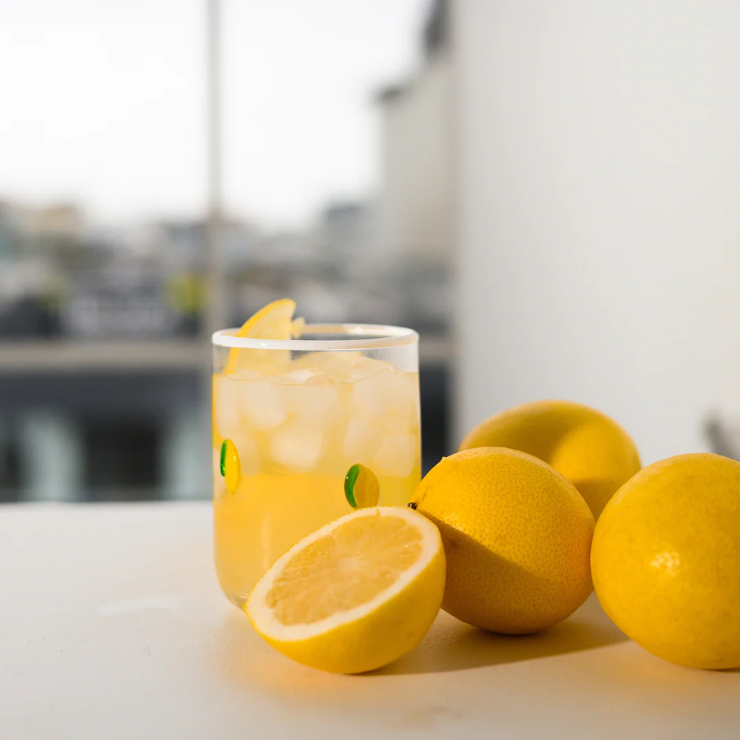Lemon Icon Glass- Set of 4 - Image 5