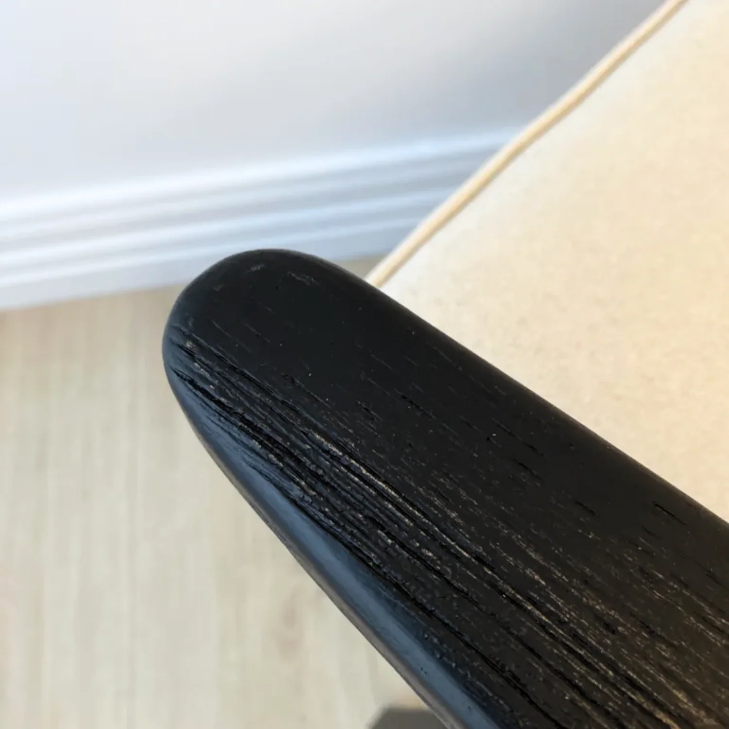 Lodge Occasional Chair- Black Leather/Black - Image 4