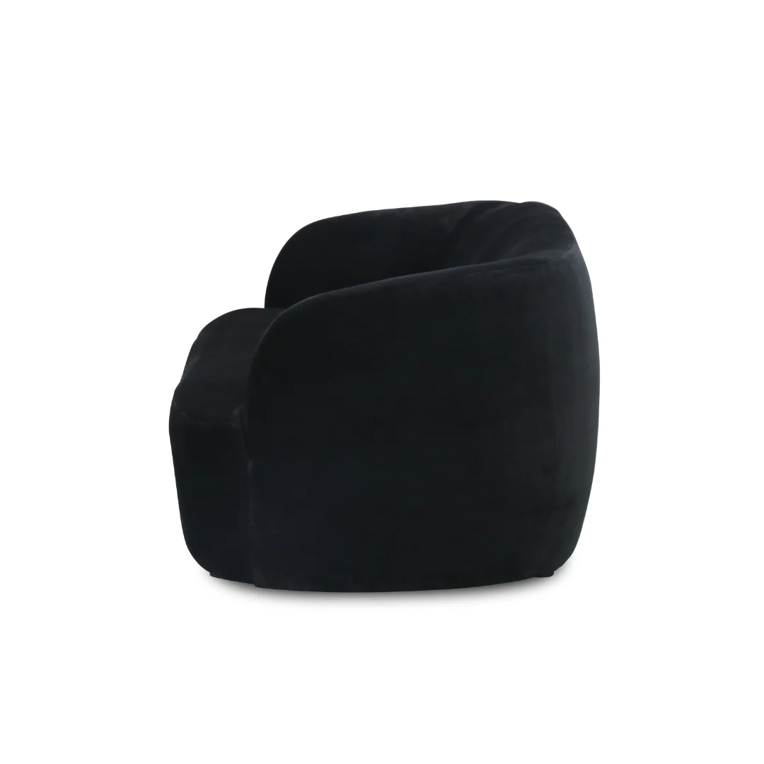 Love Seat- Black - Image 3