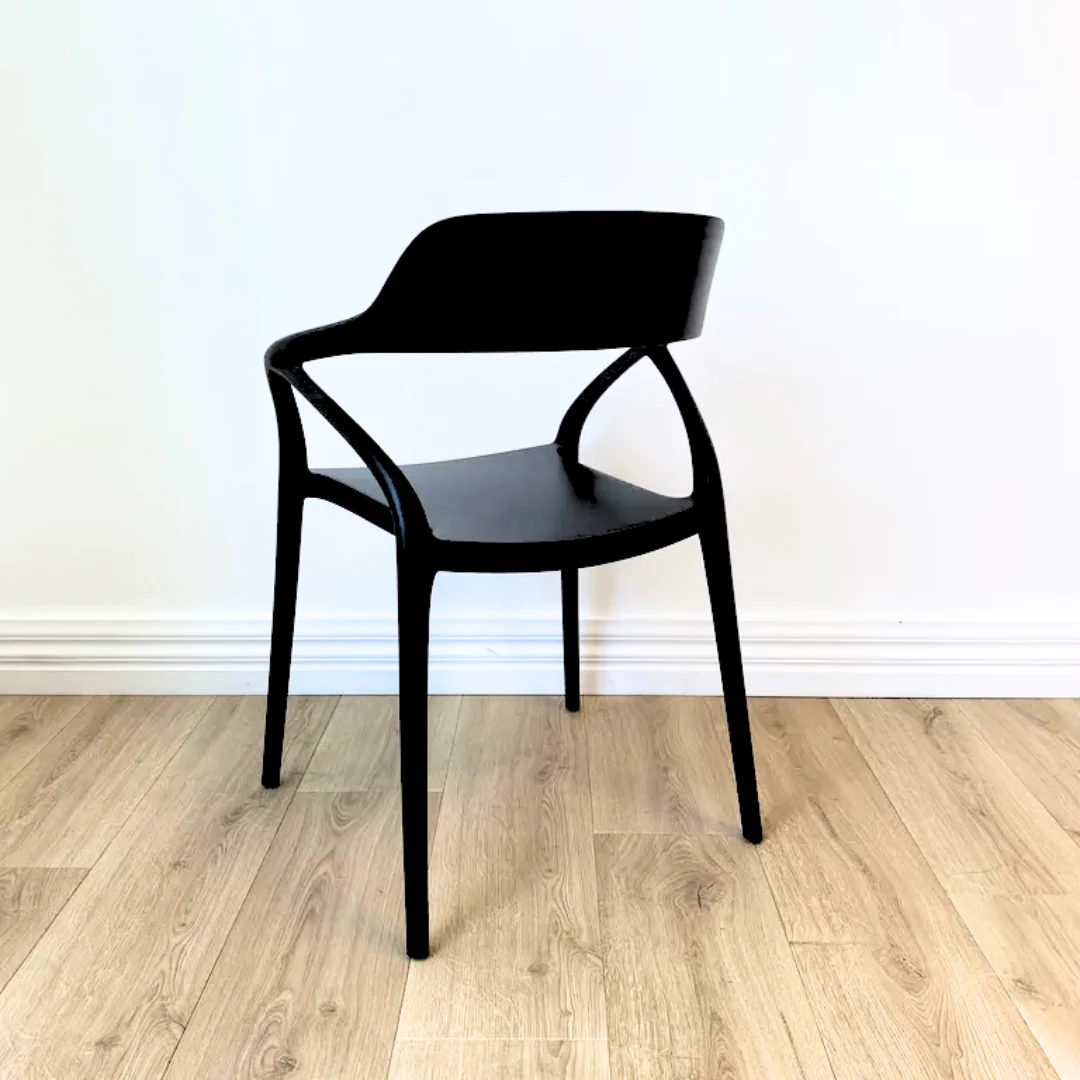 Max Chair- Black- Set of 4 - Image 3