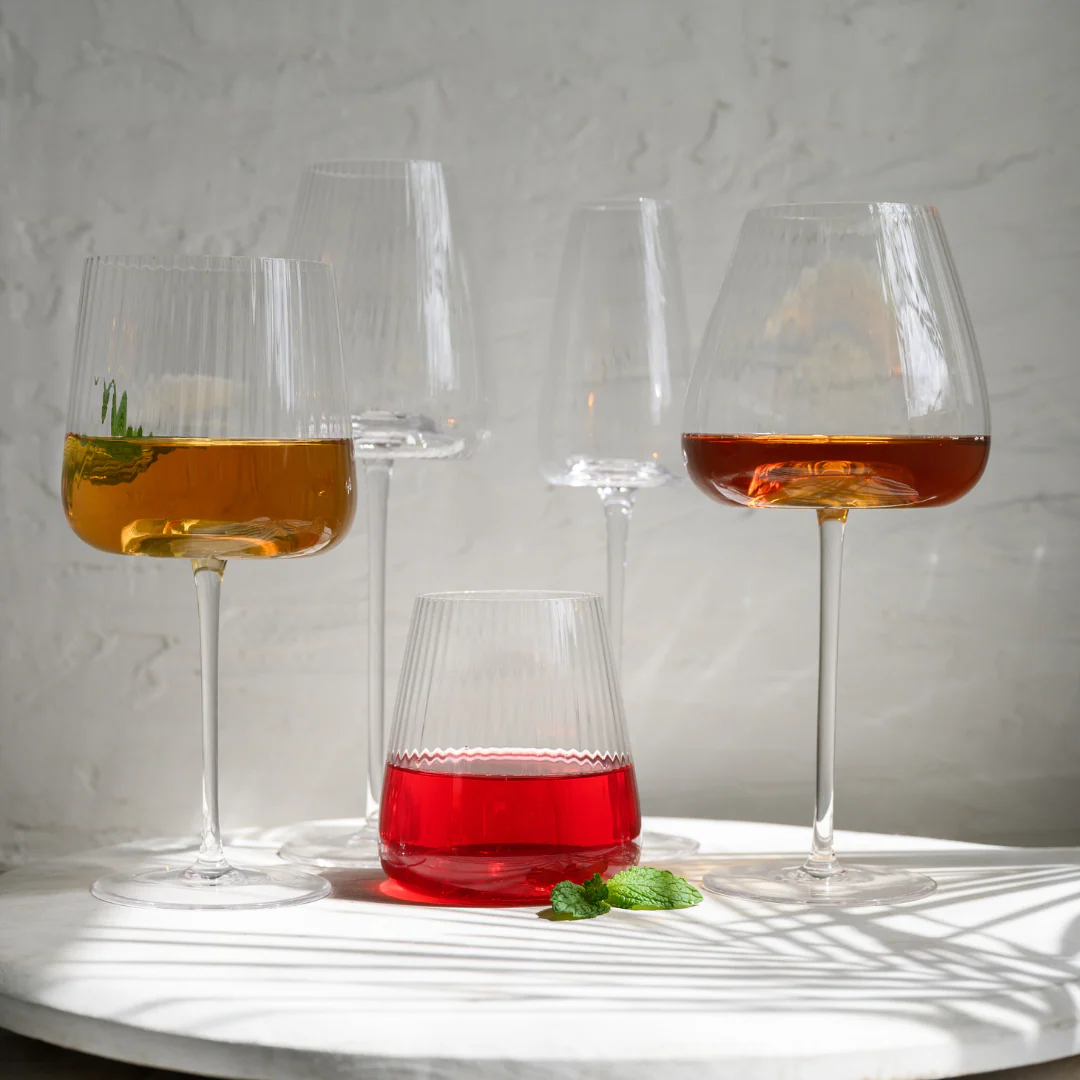 Melted Crystal Stemless Glass- Set of 4 - Image 4