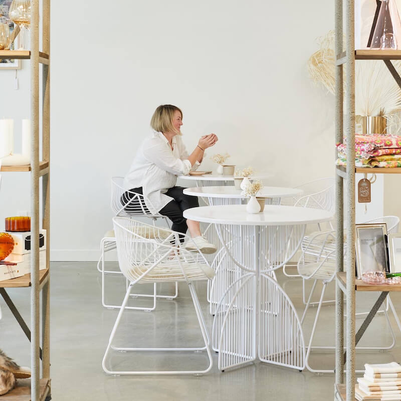 Omaha Cafe Table- White - Image 3