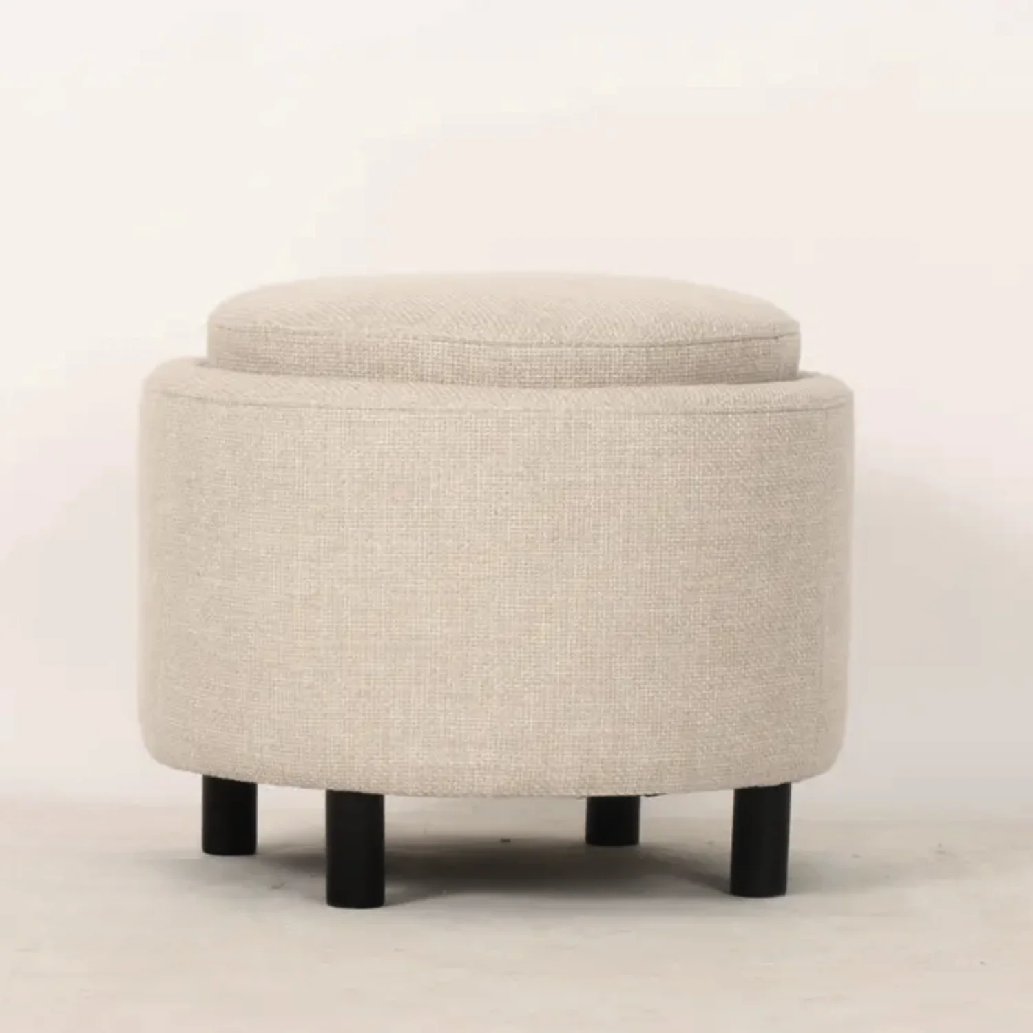 Otto Round Storage Ottoman