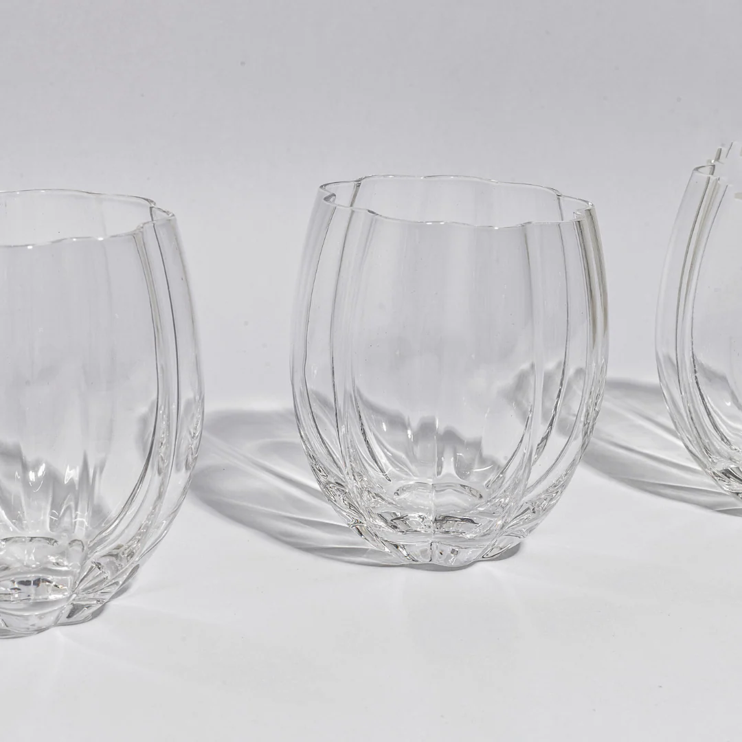 Petal Stemless Glass- Clear- Set of 4 - Image 5