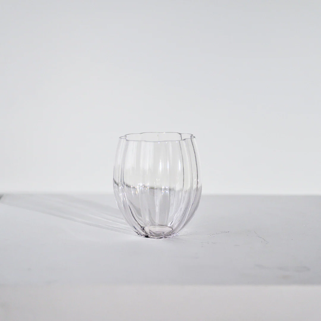 Petal Stemless Glass- Clear- Set of 4 - Image 7