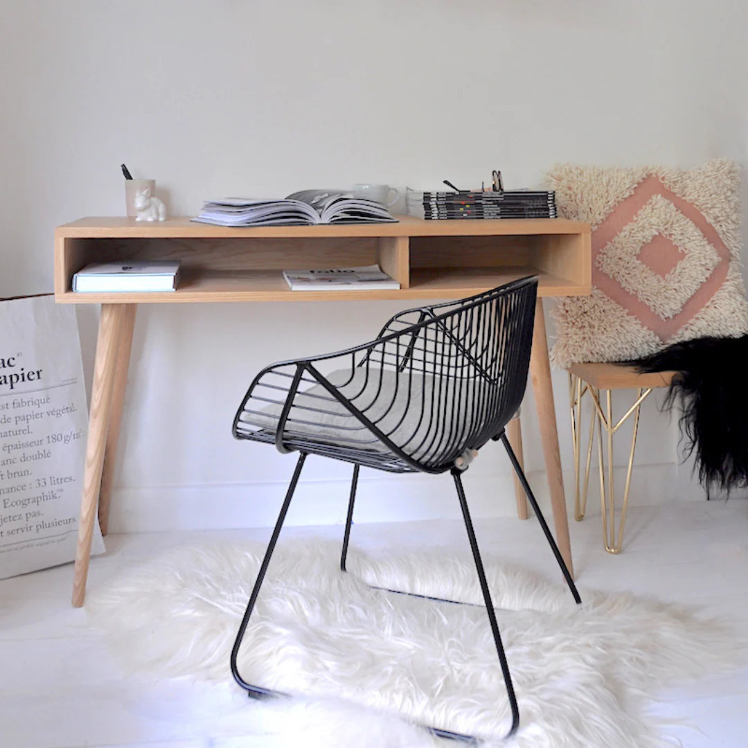 Portobello Chair Stainless Steel - Black