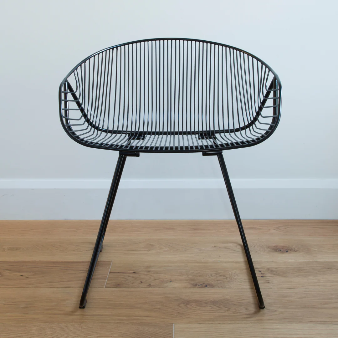 Portobello Chair Stainless Steel - Black - Image 2