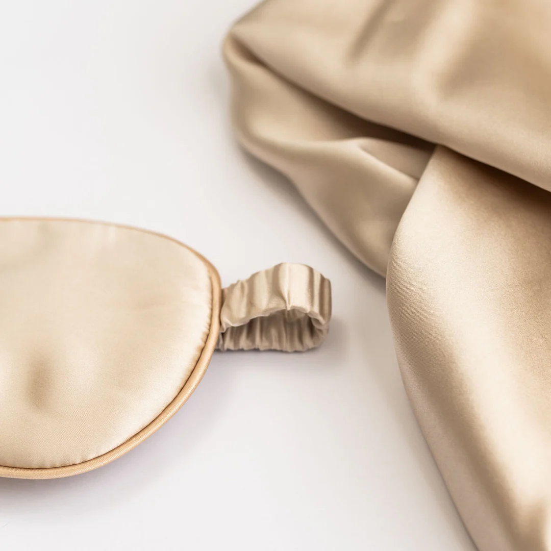 100% Pure Silk Gift Set- Champagne