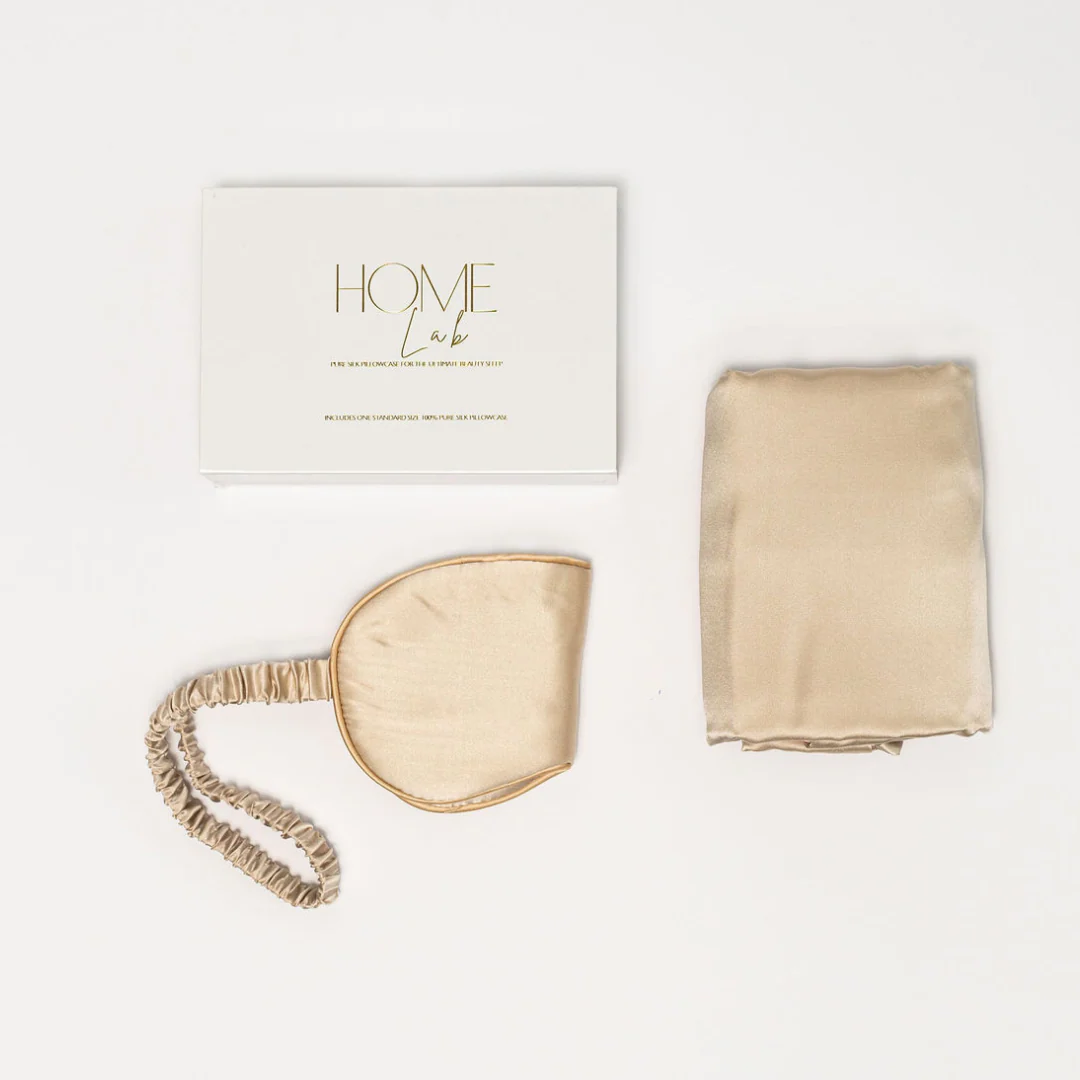 100% Pure Silk Gift Set- Champagne - Image 2