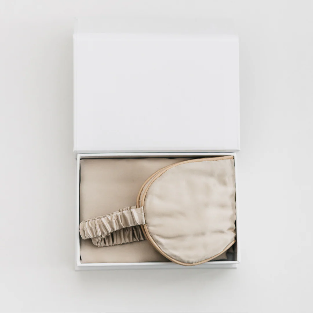 100% Pure Silk Gift Set- Champagne - Image 4