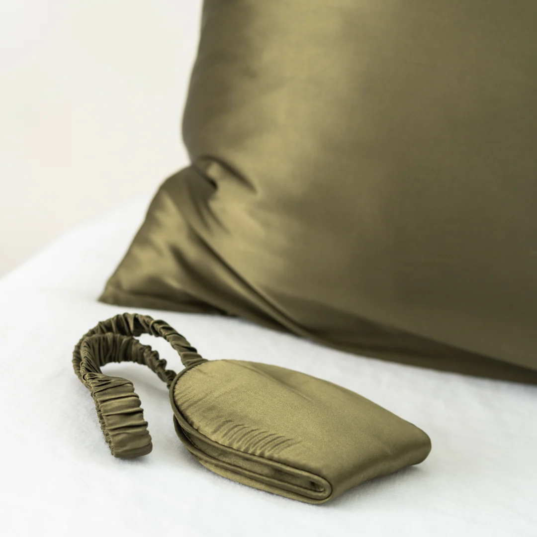 100% Pure Silk Gift Set- Olive - Image 7