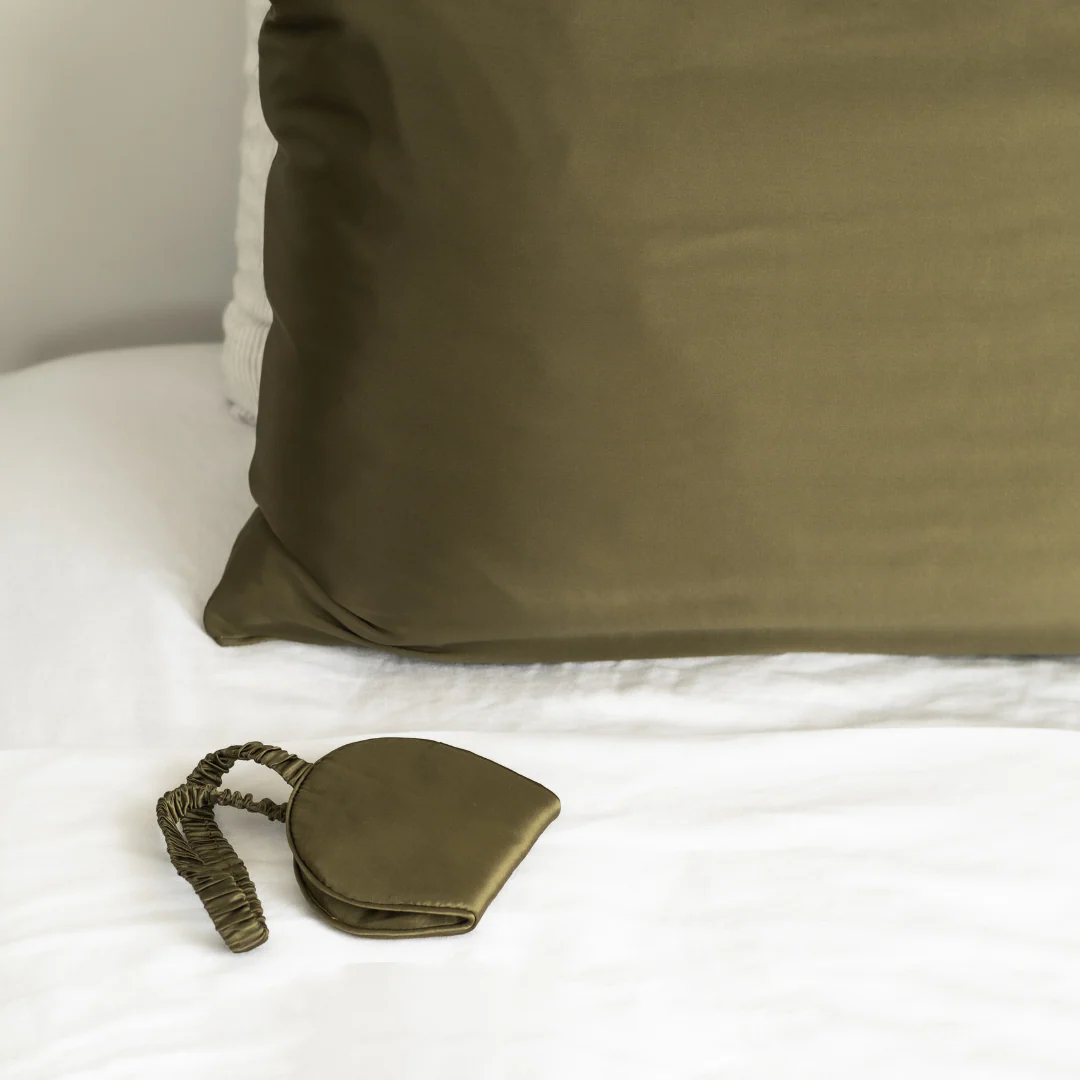 100% Pure Silk Gift Set- Olive - Image 9