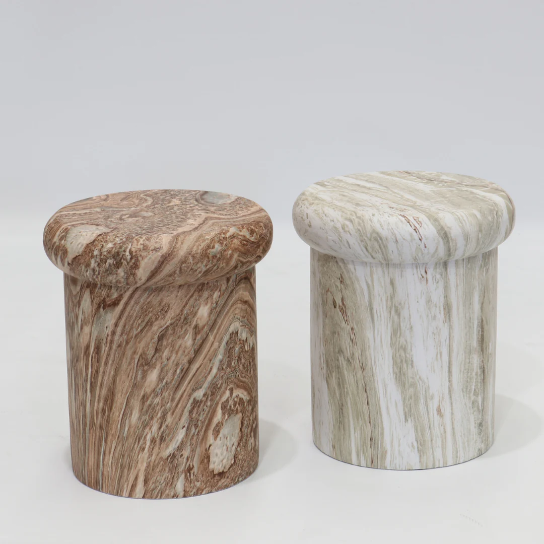 Strata Stool- Cool Marble - Image 2